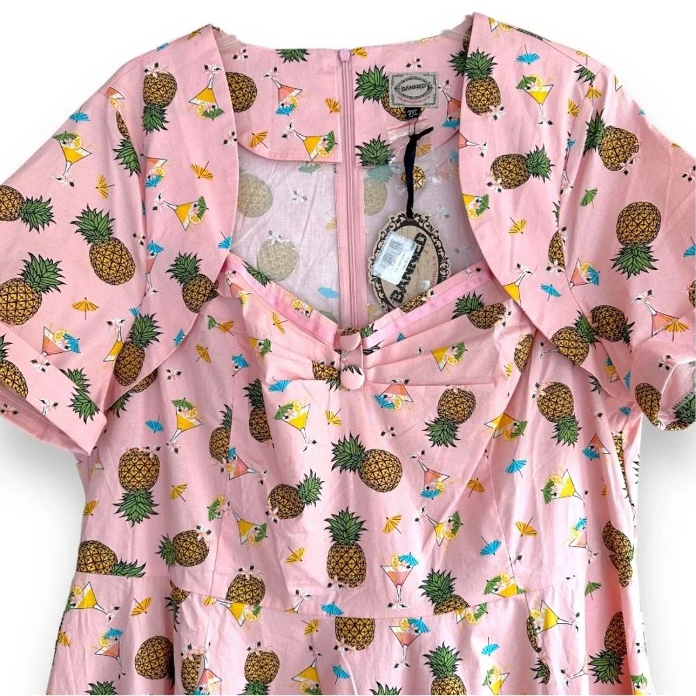 BANNED APPAREL “Grace” Swing Dress in Hula Girl - Picture 6 of 9